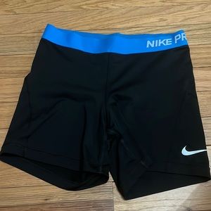 nike pro spandex shorts